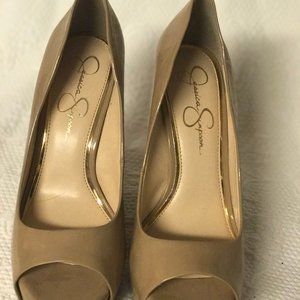 Tan Wedges (Jessica Simpson)